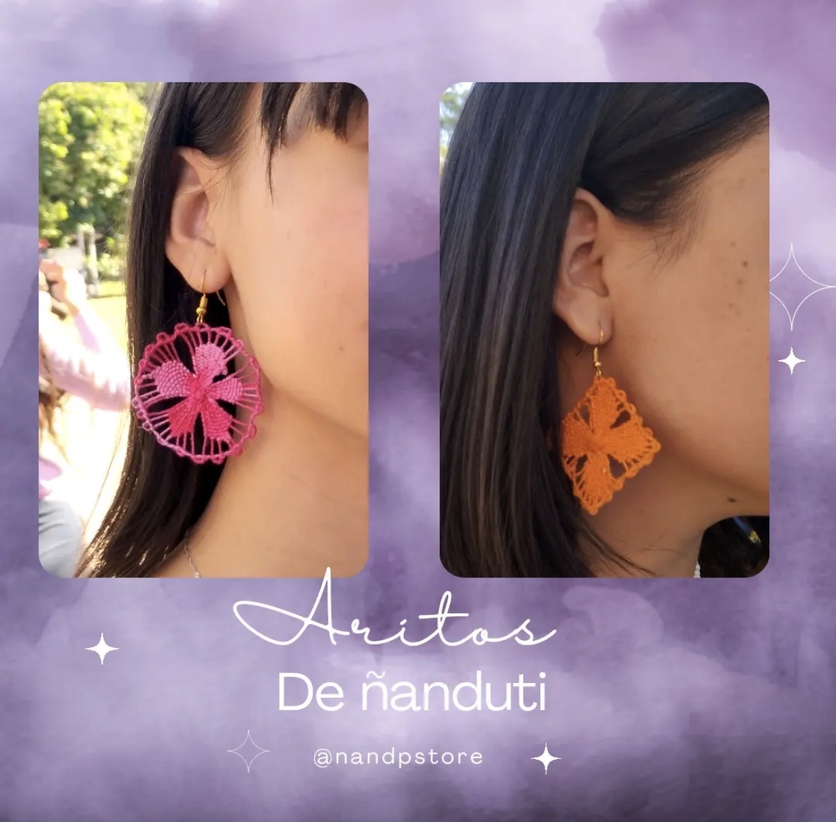 Aritos de ñandutí